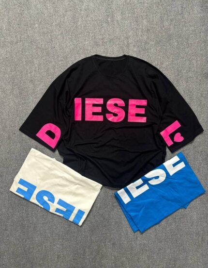 تیشرت باکسی دیزل آستین چاپ