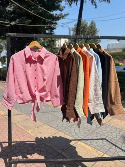 شومیز جلو گره