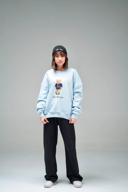 دورس پنبه تدی آبی آسمانی